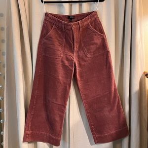 Corduroy dusty purple pants